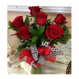 Classic Half Dozen Roses