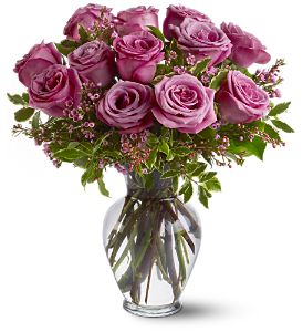 Growing Ideas, Midlothian, Texas - A Dozen Lavender Roses, picture