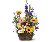 Growing Ideas, Midlothian, Texas - Basket & Bear Arrangement, picture